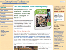 Tablet Screenshot of defyinggravitythebook.com